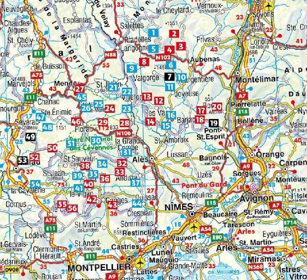 ROTHER Wanderführer Cevennen - Ardèche