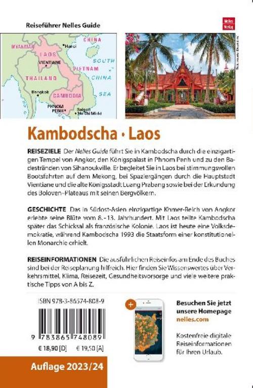 Nelles Guide Reiseführer Kambodscha - Laos