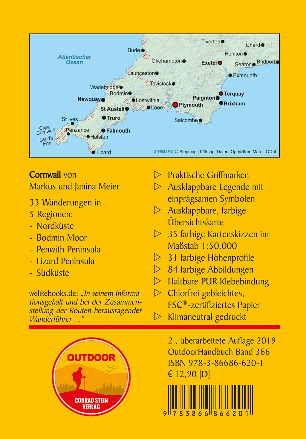 33 Wanderungen Cornwall