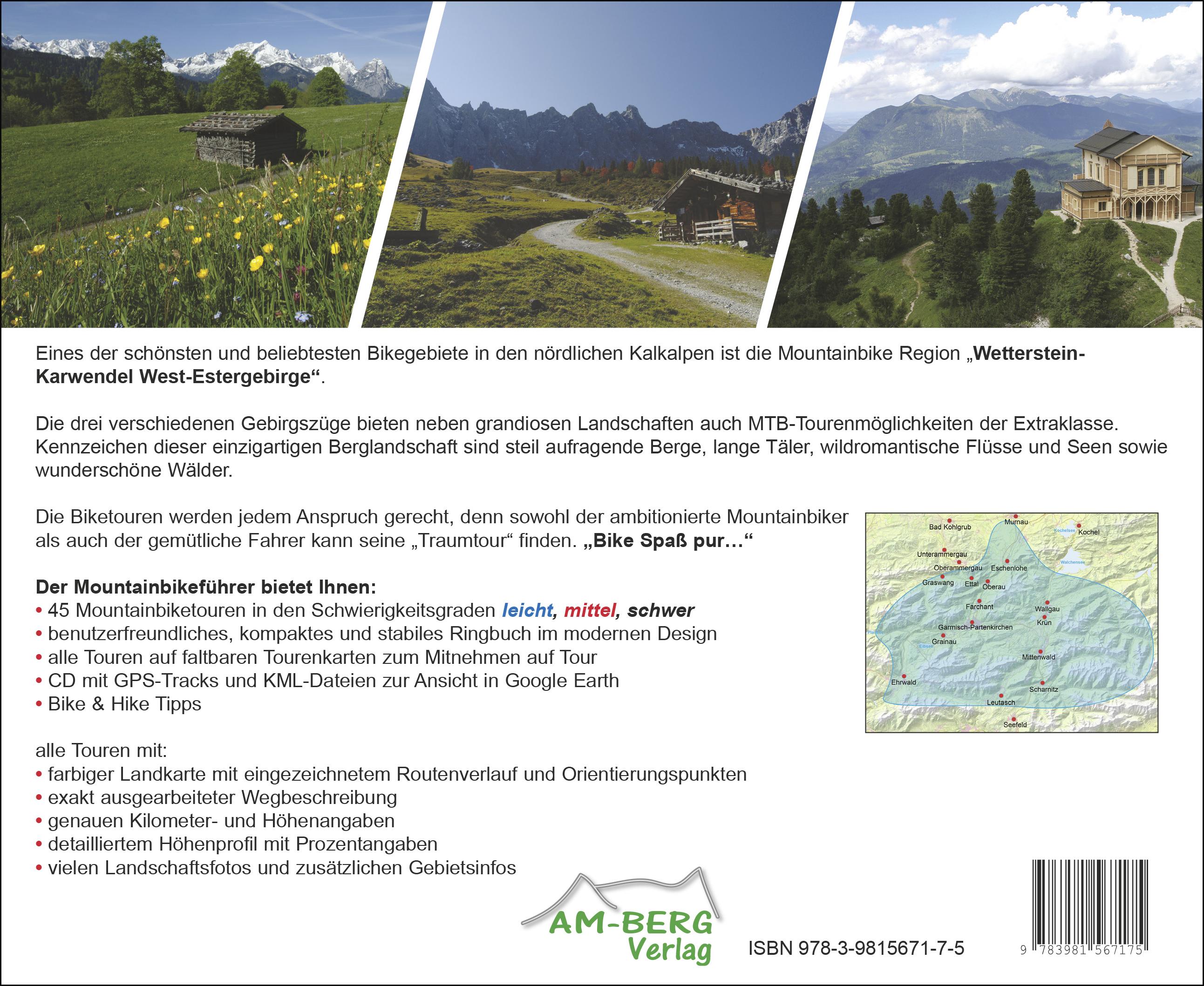 Mountainbike Touren Wetterstein - Karwendel West - Estergebirge