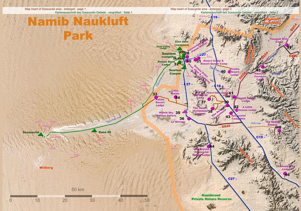Die NAMIBWÜSTE - The NAMIB DESERT