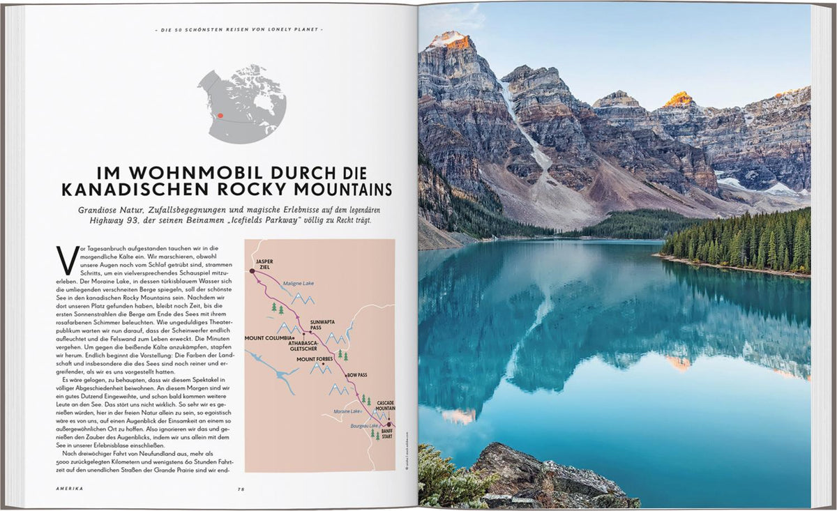 LONELY PLANET Bildband Die 50 schönsten Reisen von Lonely Planet