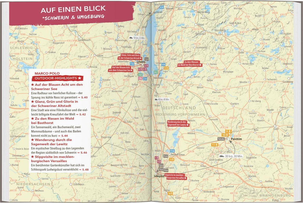 MARCO POLO OUTDOOR GUIDE Reiseführer Mecklenburgische Seenplatte