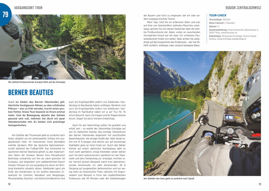 Das große Motorrad-Tourenbuch Alpen
