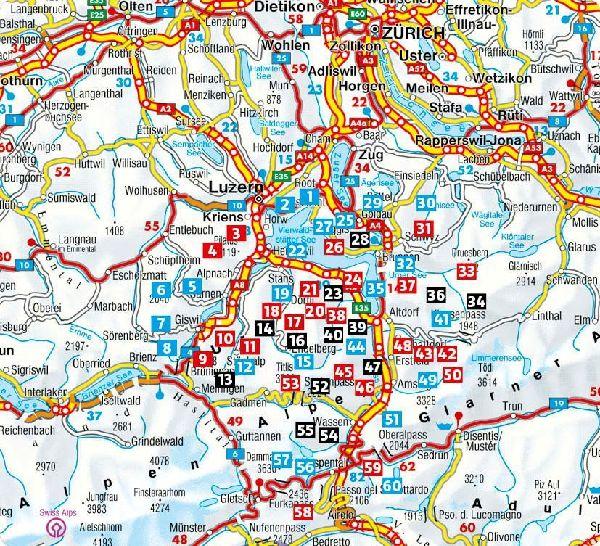 ROTHER Wanderführer Vierwaldstättersee. 60 Touren in der Zentralschweiz zwischen Rigi und Gotthard