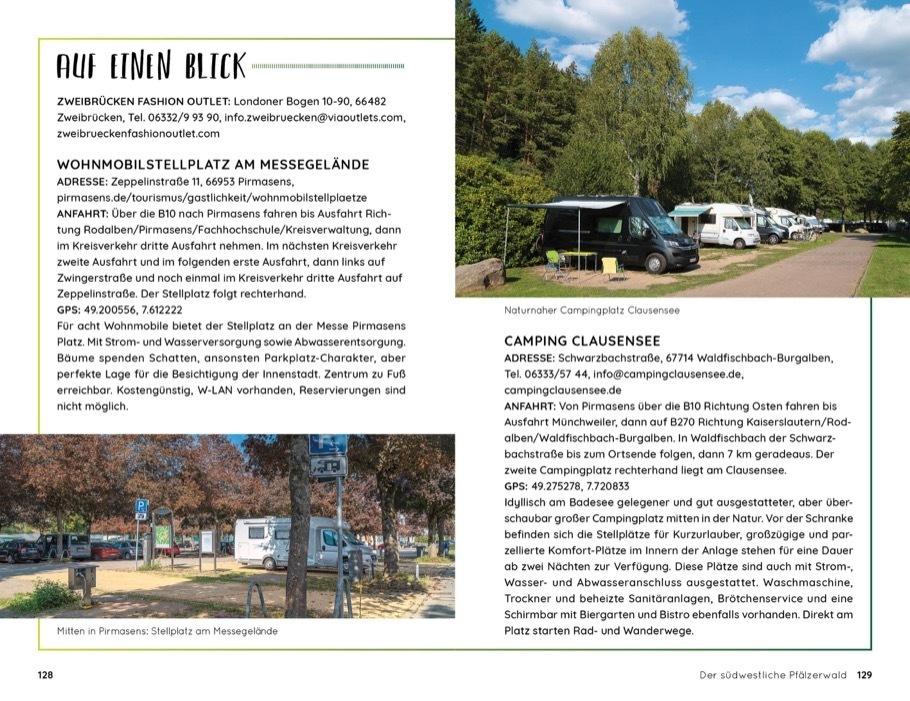 Wochenend und Wohnmobil - Kleine Auszeiten in der Pfalz