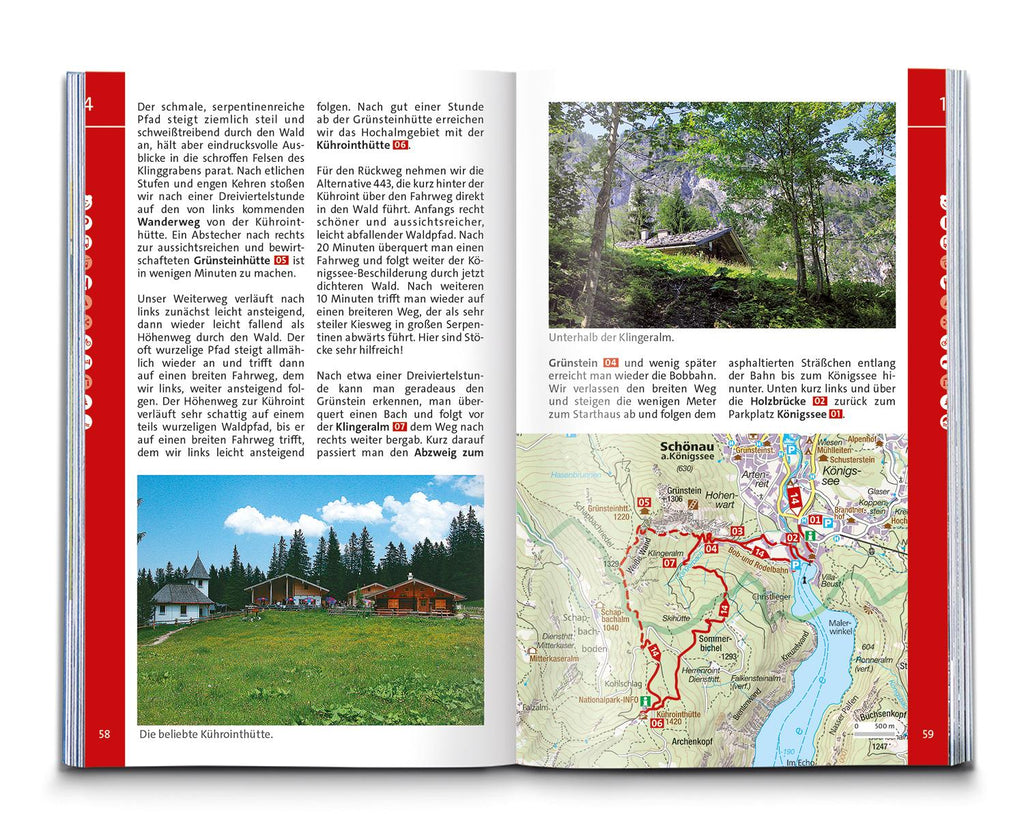 KOMPASS Wanderführer Königssee, Nationalpark Berchtesgaden, Watzmann, 42 Touren mit Extra-Tourenkarte