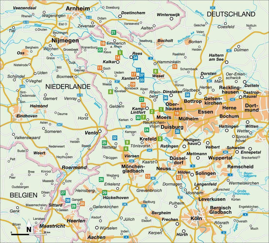 Wilde Touren Niederrhein