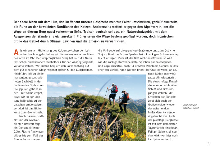 Einsame Gipfel und Grate