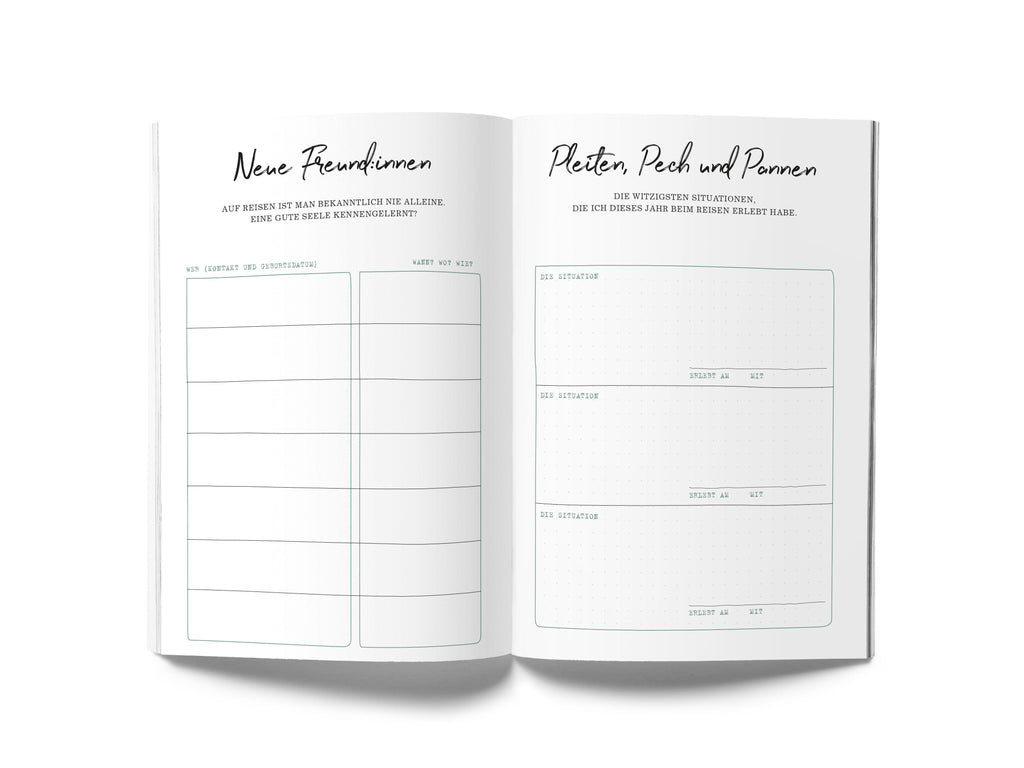 GuideMe Reisetagebuch Travel Memories \"Mein Jahr\"