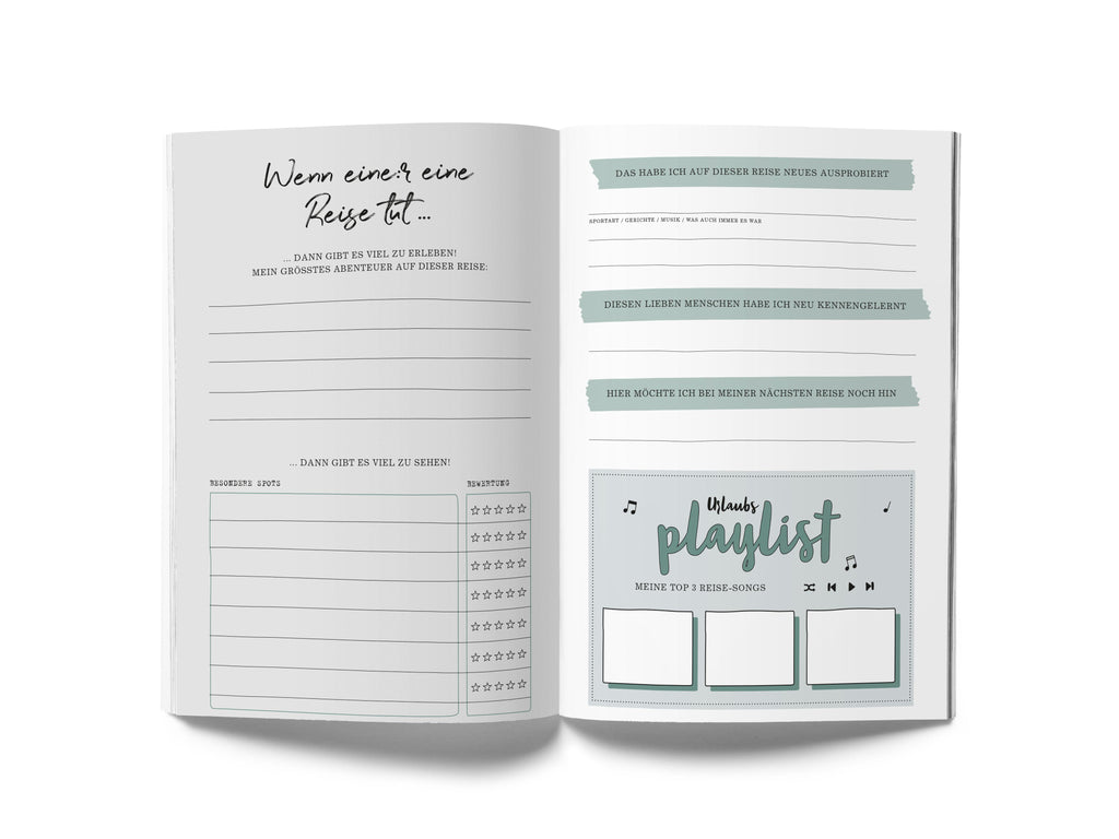 GuideMe Reisetagebuch Travel Memories \"Mein Jahr\"