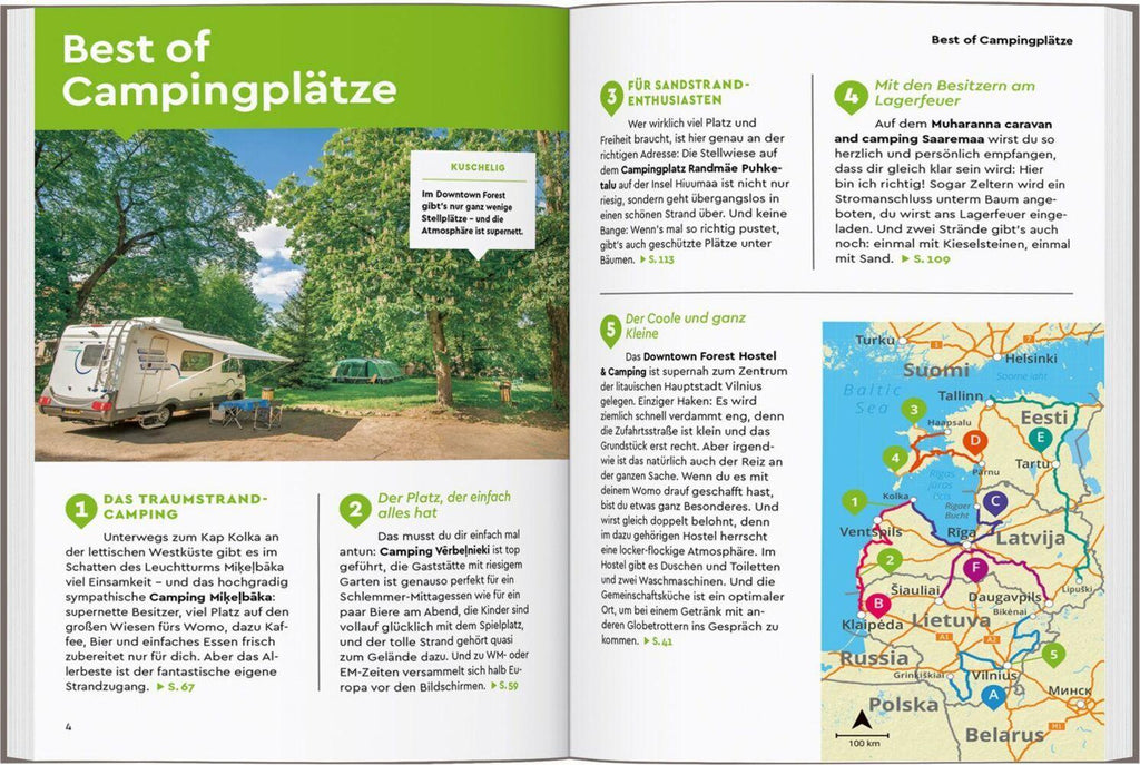 MARCO POLO Camper Guide Baltikum: Estland, Lettland & Litauen