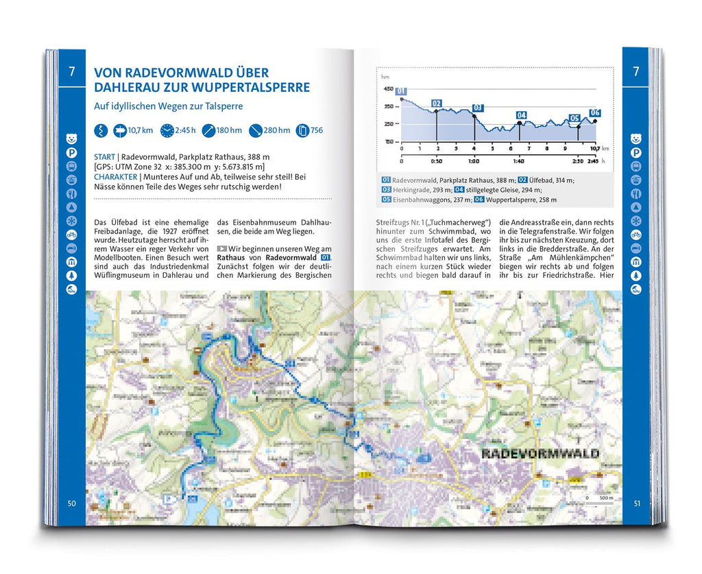 KOMPASS Wanderführer Bergisches Land, Naturpark zwischen Rhein und Sauerland, 60 Touren mit Extra-Tourenkarte
