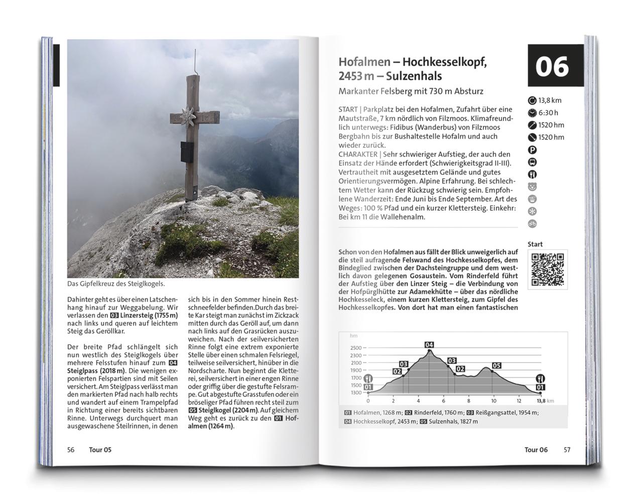 KOMPASS Wanderführer Dachstein-Tauern Ost, 70 Touren mit Extra-Tourenkarte