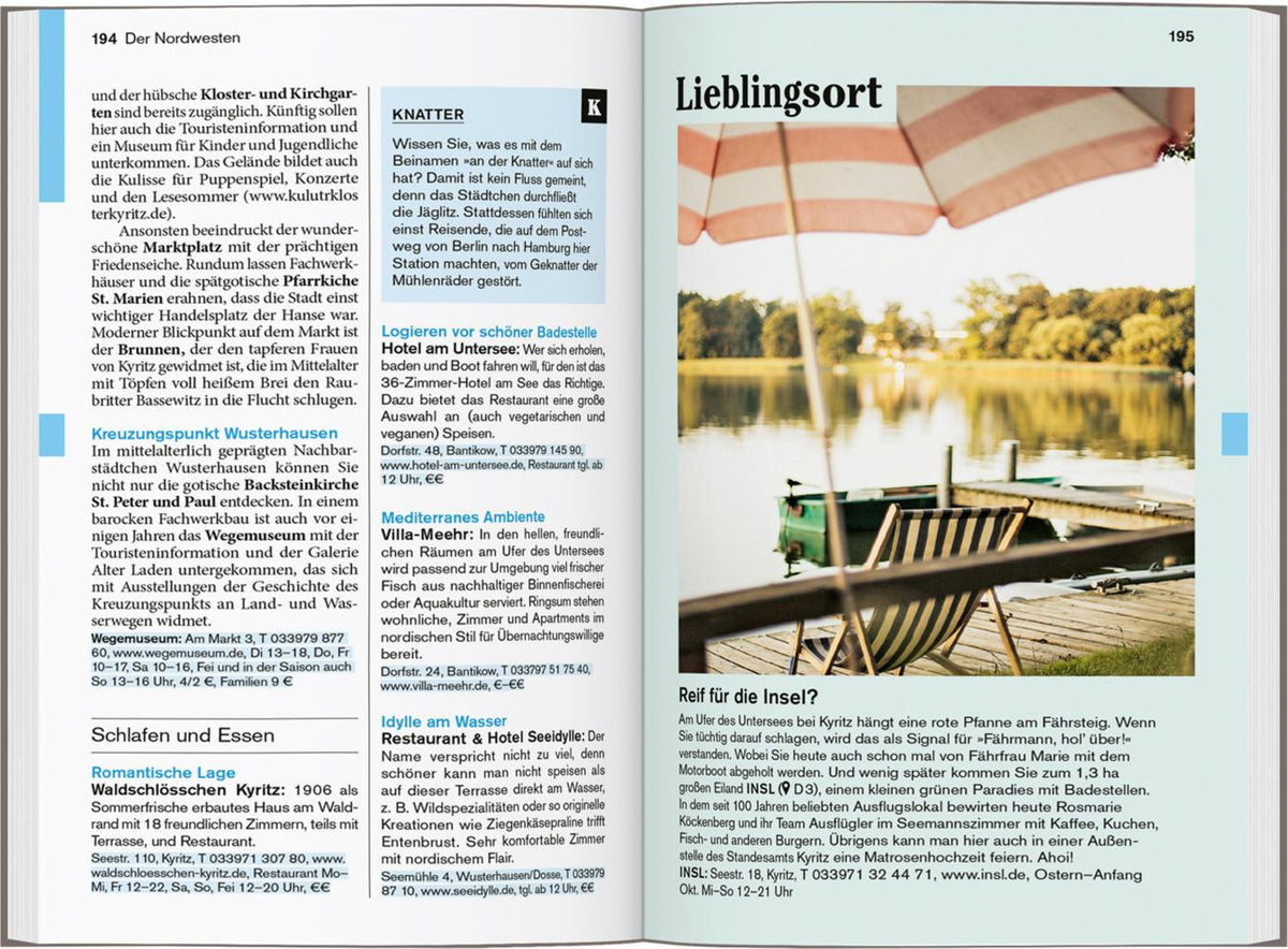 DUMONT Reise-Taschenbuch Reiseführer Brandenburg, Potsdam, Uckermark, Spreewald