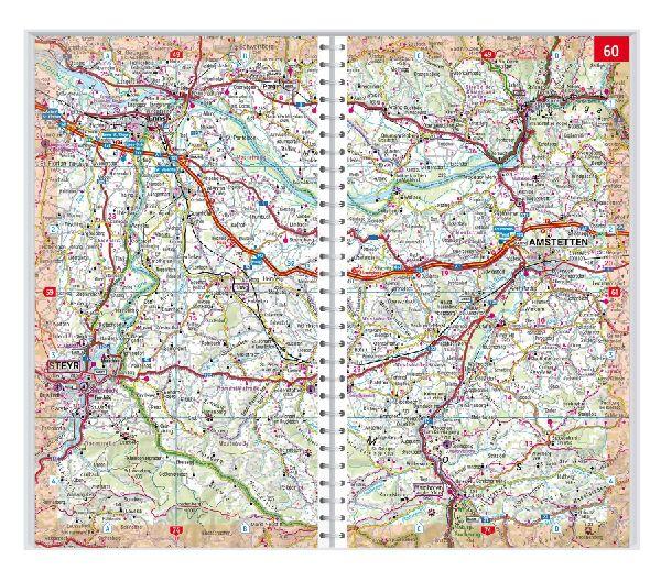 Österreich Supertouring, Autoatlas 1:150.000, freytag & berndt
