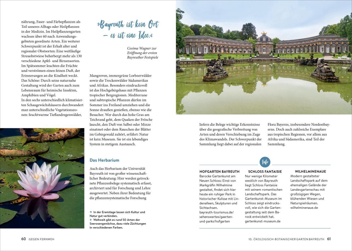 Gartenreisen - Botanische Gärten und Parks in Deutschland