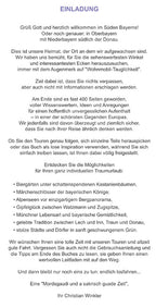 Mit dem Wohnmobil nach Bayern. Teil 2: Südosten (Ober-/Niederbayern)