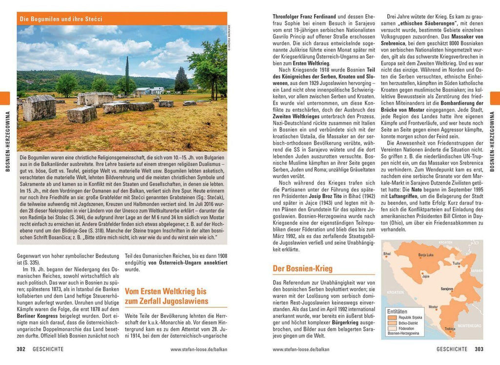 Stefan Loose Reiseführer Balkan, Die Adria-Route. Slowenien, Kroatien, Bosnien und Herzegowina, Montenegro, Albanien