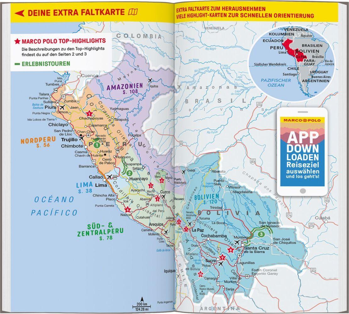 MARCO POLO Reiseführer Peru & Bolivien