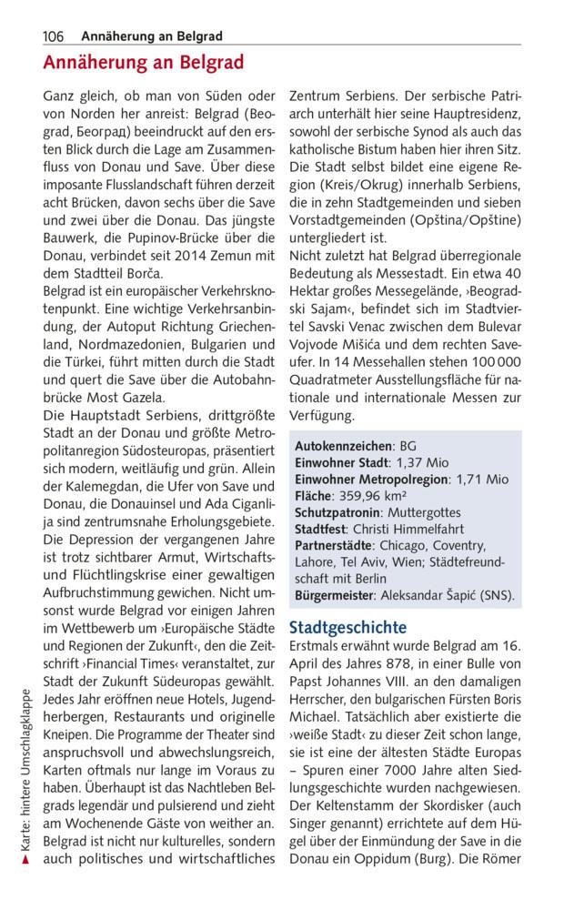 TRESCHER Reiseführer Serbien
