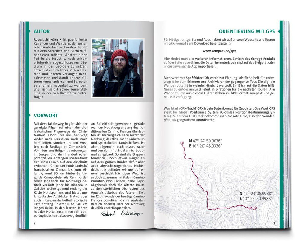 KOMPASS Wanderführer Jakobsweg Camino del Norte, 36 Etappen mit Extra-Tourenkarte