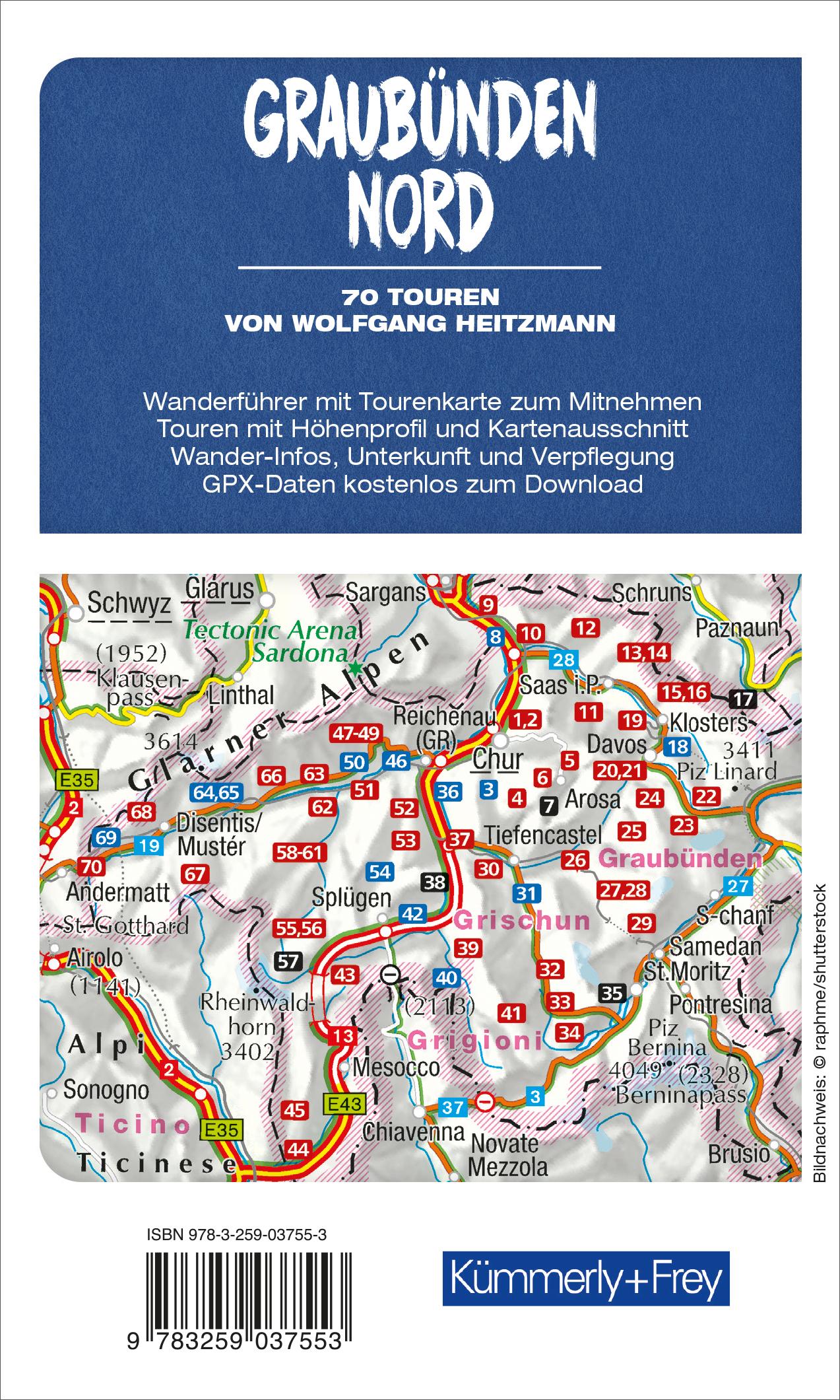 Graubünden Nord Wanderführer