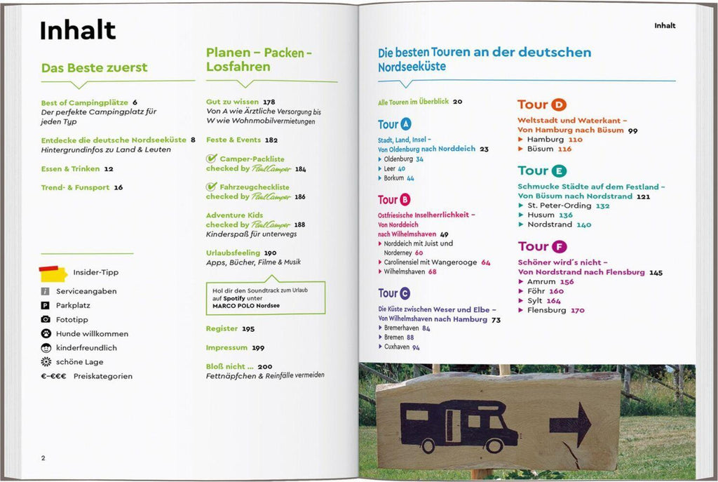 MARCO POLO Camper Guide Deutsche Nordseeküste
