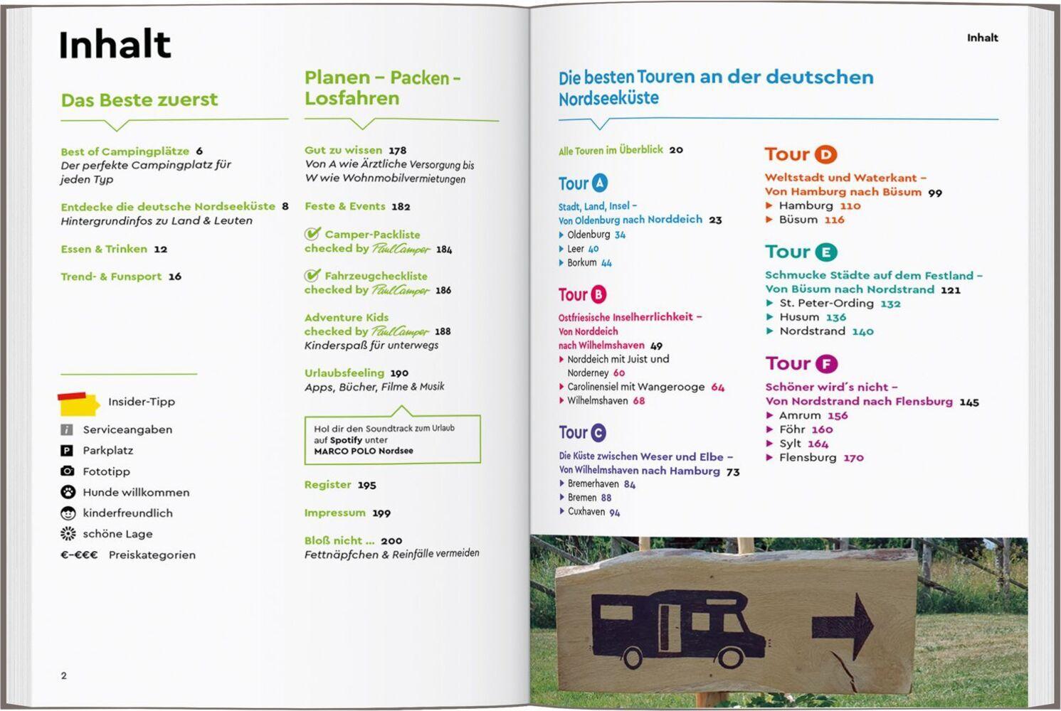 MARCO POLO Camper Guide Deutsche Nordseeküste