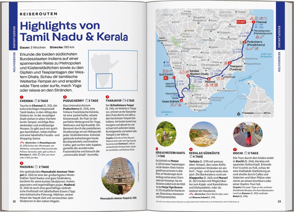 LONELY PLANET Reiseführer Indien Süden & Kerala