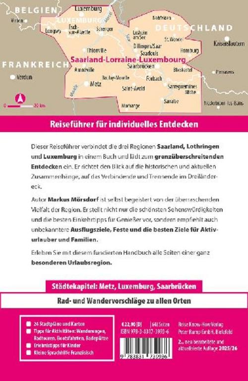 Reise Know-How Reiseführer Saar-Lor-Lux - Dreiländereck Saarland, Lothringen, Luxemburg
