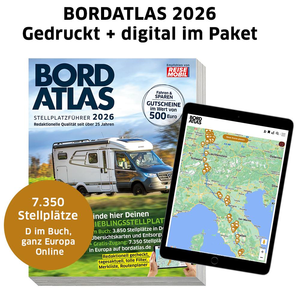 Bordatlas Stellplatzführer 2026