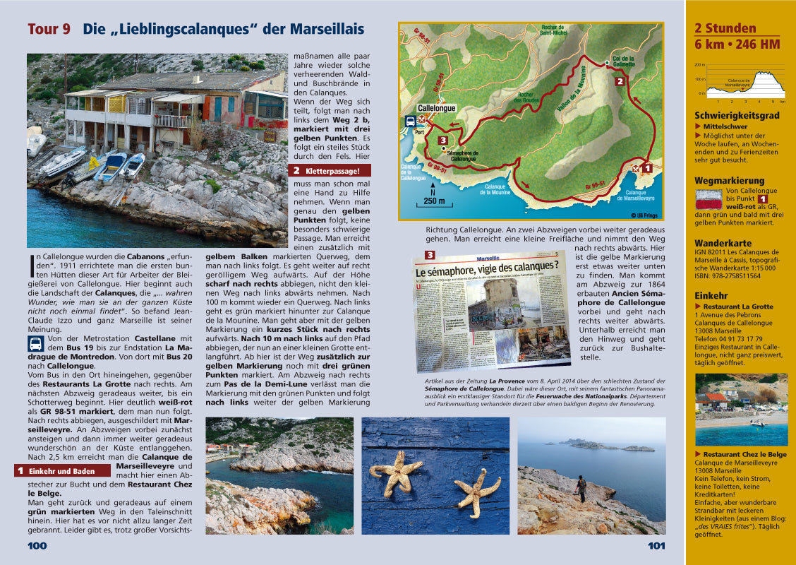 Marseille, Calanques, Côte Bleue