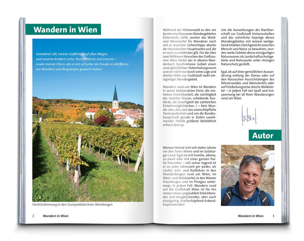 KOMPASS Wanderführer Wien mit Wienerwald, Wein- und Waldviertel, 60 Touren mit Extra-Tourenkarte
