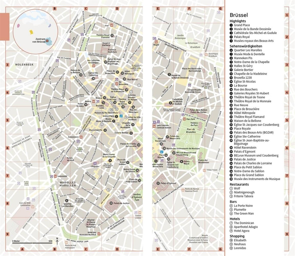 Vis-à-Vis Reiseführer Brüssel, Brügge, Antwerpen und Gent
