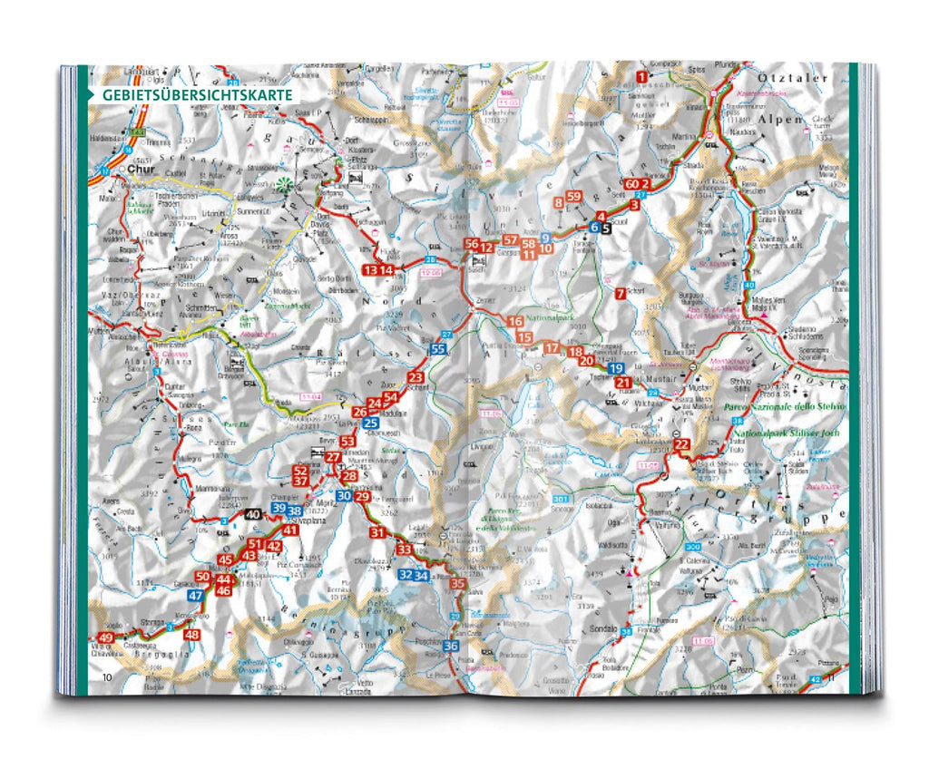 KOMPASS Wanderführer Engadin und Südbünden, 60 Touren