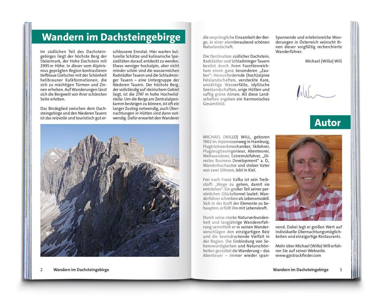 KOMPASS Wanderführer Dachstein-Tauern Ost, 70 Touren mit Extra-Tourenkarte