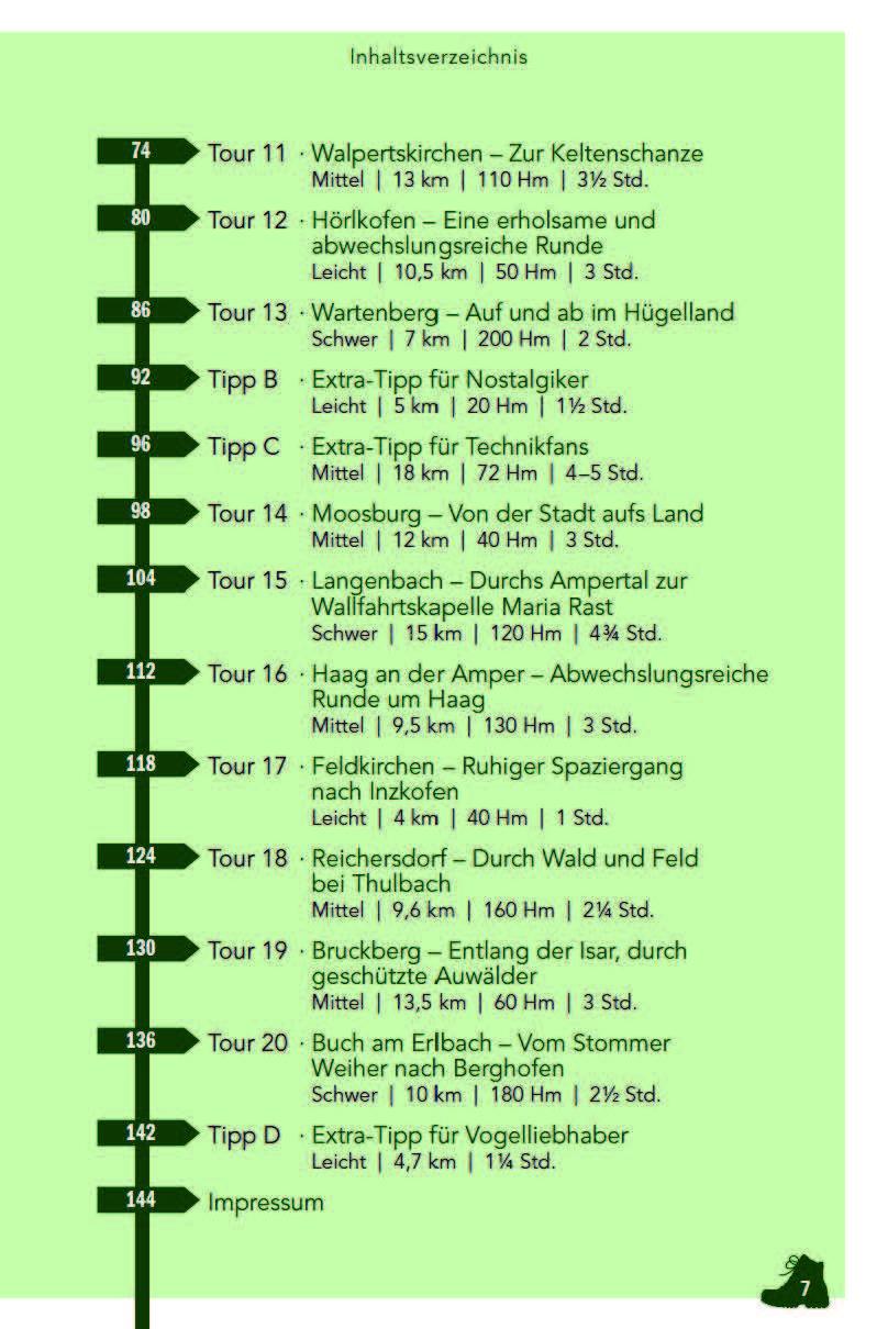 Wandern in und um Freising, Erding & Moosburg/Isar