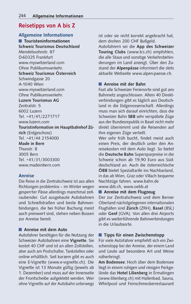 TRESCHER Reiseführer Zentralschweiz
