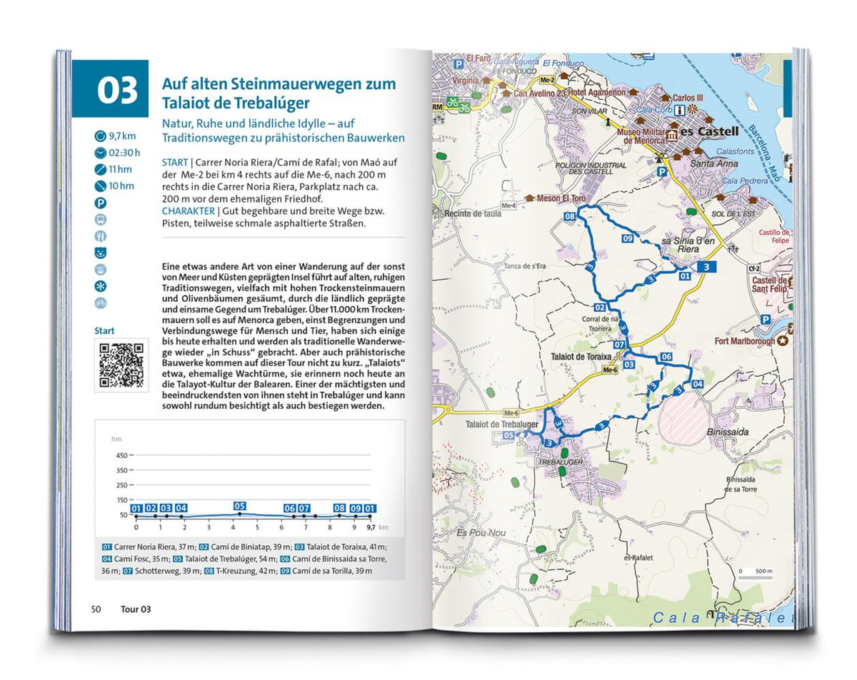 KOMPASS Wanderführer Menorca, 45 Touren mit Extra-Tourenkarte