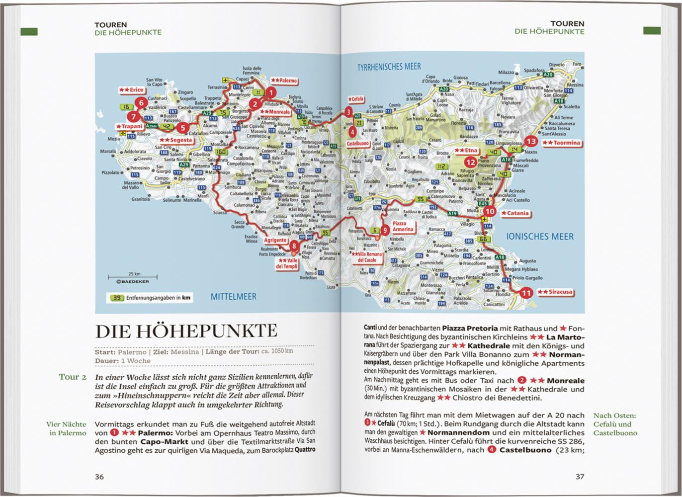Baedeker Reiseführer Sizilien