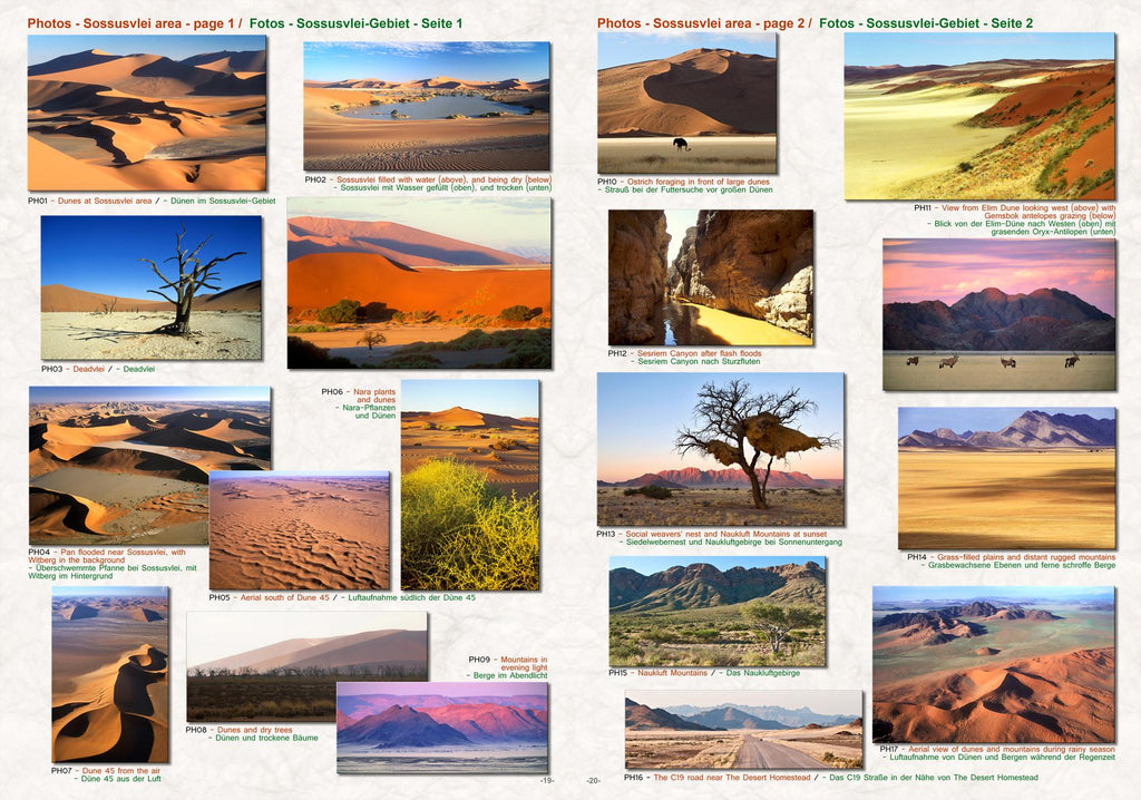 Die NAMIBWÜSTE - The NAMIB DESERT