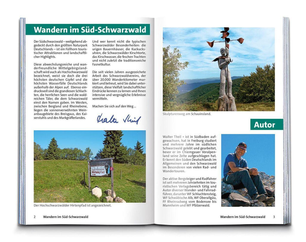 KOMPASS Wanderführer Schwarzwald Süd mit Naturpark, Kaiserstuhl und Markgräflerland, 60 Touren mit Extra-Tourenkarte