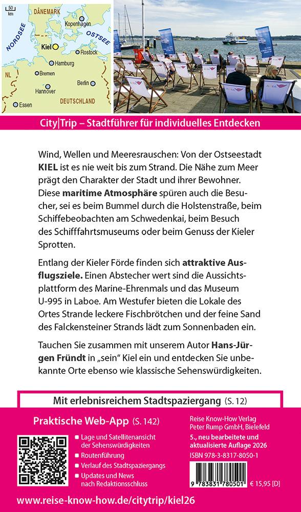 Reise Know-How CityTrip Kiel mit Kieler Förde