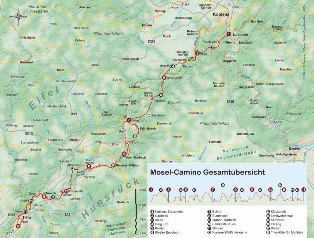 Mosel-Camino von Koblenz nach Trier
