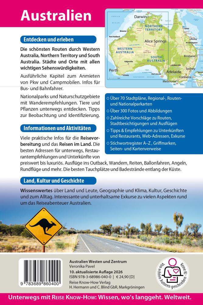 Reise Know-How Reiseführer Australien - Westen und Zentrum