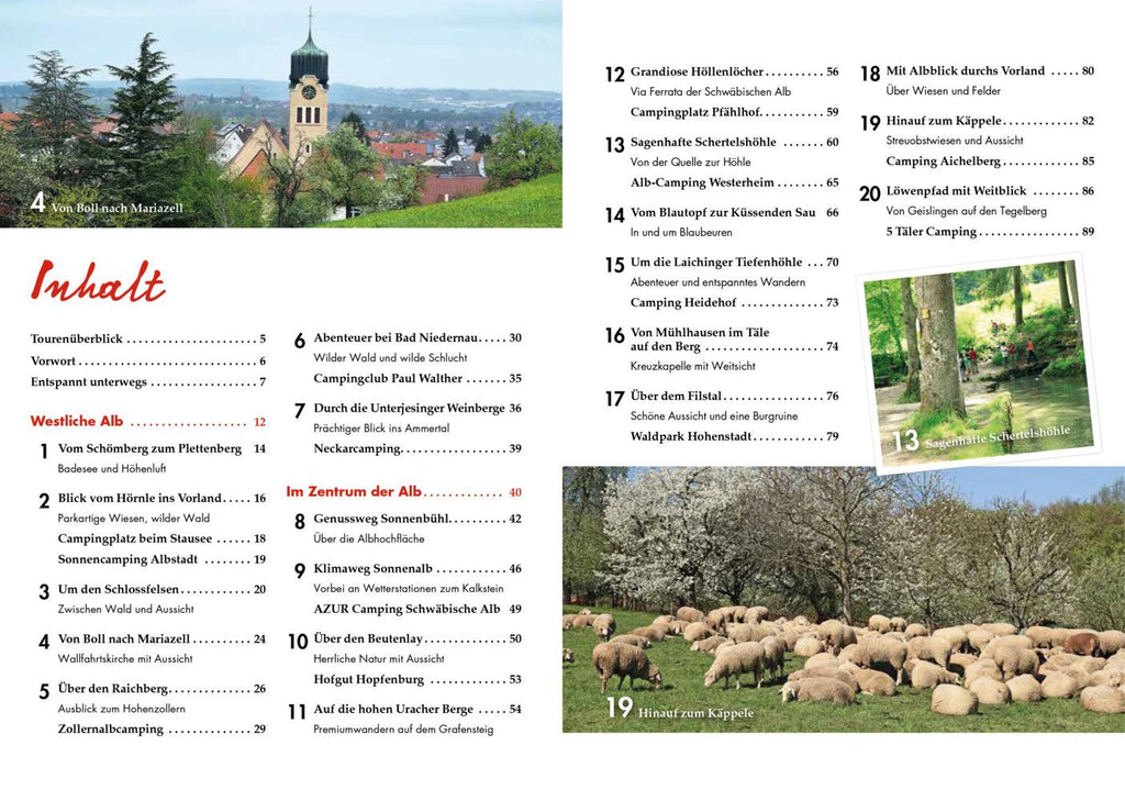 Wanderungen für Camper Schwäbische Alb