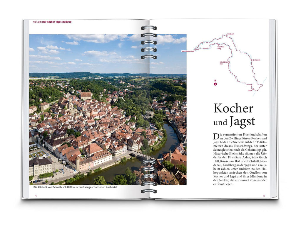 KOMPASS Radreiseführer Kocher-Jagst-Radweg
