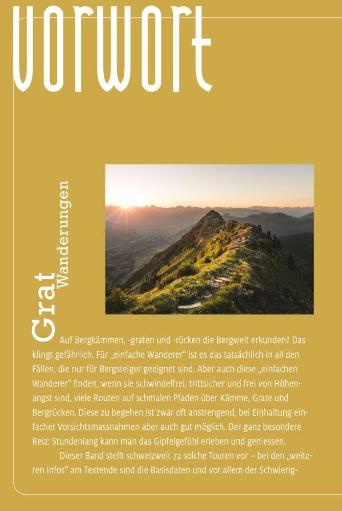 Kümmerly+Frey Erlebnis Schweiz Gratwanderungen - Wanderführer