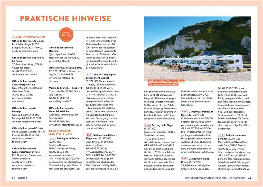 Frankreich mit dem Wohnmobil Die schönsten Routen von der Normandie über die Côte d'Azur nach Korsika